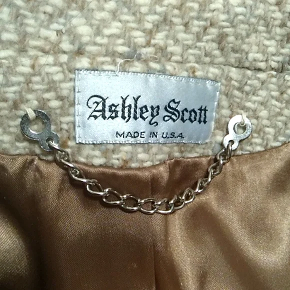 FLASH SALE! Stunning Ashley Scott Wool Long Coat Size In Description Made USA … - Picture 11 of 13